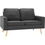  Dvosjed od tkanine tamnosivi | shoptok.hr
