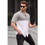 Madmext Men's White Short Sleeve Shirt 6707 cene