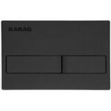 Karag WC tipka Carina black mat, T110002 | Shoptok.si