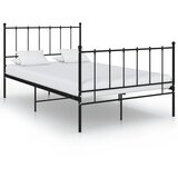  Okvir za krevet crni metalni 120 x 200 cm | shoptok.hr