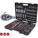 Ks Tools Komplet nasadnih ključev 1/4'' + 3/8'' + 1/2'' CHROMEplus, 195 kosov, kromirano z visokim sijajem Cene