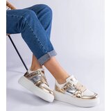 Gemre Golden sneakers with silver inserts Kimberly | shoptok.hr
