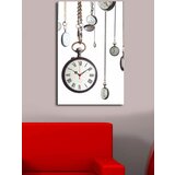 Wallity 5070CS-67 multicolor decorative canvas wall clock Cene
