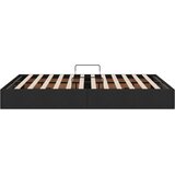  Otomanski krevet s pohranom Crna 140 x 200 cm tkanina | shoptok.hr