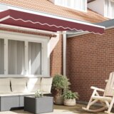 vidaXL Tenda s obrubom za okvir od 2.5 m Bordeaux 2.3x0.2 m | shoptok.hr
