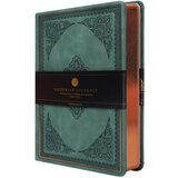  NOTES 20,5X14,5 CM CRTE 160L BEZ ZATVARANJA OLD BOOK MARKER TAMNOZELENI 1182 | Shoptok.si