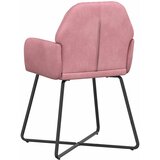  Trpezarijske stolice 2 pcs Baršun Ružičasta 55 x 50 x 84 cm | shoptok.hr