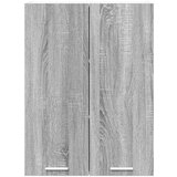 vidaXL Viseča omarica Riga Siva Sonoma 60 x 31 x 80 cm Konstruiran les | Shoptok.si