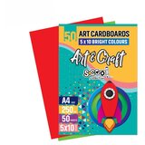 Scool set kartona Art&Craft SC1808, A4, 250g, 50 boja Cene