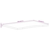  Ploča za radni stol zaobljena 120x50x2,5 cm od drva manga | shoptok.hr
