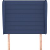  Uzglavlje s ušima plavo 103x23x118/128 cm od tkanine | shoptok.hr