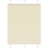 vidaXL Plisirana roleta krem 105x100 cm širina tkanine 104,4 cm | shoptok.hr
