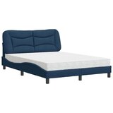  Krevet s madracem plavi 120 x 200 cm od tkanine | shoptok.hr
