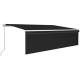 Tenda na ručno uvlačenje s roletom 5 x 3 m antracit | shoptok.hr
