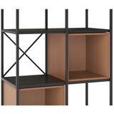 Marckeric Črn/opečnato oranžen regal 71x179 cm Anya – | Shoptok.si