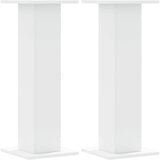  Stalci za zvučnike 2 kom bijeli 30x30x80 cm konstruirano drvo | shoptok.hr