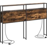 vidaXL Skladiščni naslon Dimljen hrast 140 cm Konstruiran les | Shoptok.si