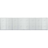  Gabion s žicom debljine 3,5 mm i mrežom 5x2,5 cm 400x20x100 cm | shoptok.hr