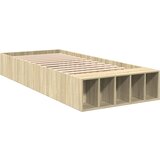  Okvir za krevet boja hrasta 90 x 190 cm od konstruiranog drva | shoptok.hr