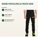 Letnje radne pantalone Panther Pants S, Crne
