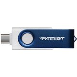 Patriot Memory 64GB Xporter X550 USB flash drive Dual USB A+C (PS64GX550AAD) White, Blue | shoptok.hr