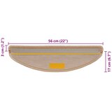  Samoljepljivi otirači za stepenice 30 kom 56x17x3 cm svjetlobež | shoptok.hr