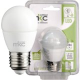 Mkc sijalica led minisfera E27/6W-N, 6W, E27, 4000K,220V ac, bijela u