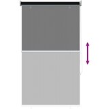  Vanjska roleta 90% blokada UV zraka Crna 80 x 230 cm HDPE | shoptok.hr