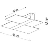  Stropna svetilka MASSIMO chrom, (21347629) | Shoptok.si