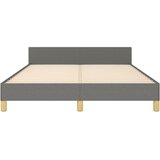  Okvir za krevet bez madraca tamnosivi 140 x 190 cm od tkanine | shoptok.hr