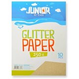 Junior jolly glitter paper papir sa šljokicama a4 250g 10k - odaberite nijansu zlatna ( 136139 ) Cene