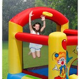 Happy Hop dvorac na napuhavanje Klaun s toboganom i košem | shoptok.hr