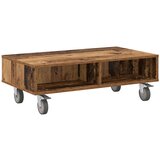  Stolić sa kotačima Staro drvo 90 x 50 x 30 cm Konstruirano drvo | shoptok.hr