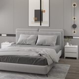 vidaXL Nočna omarica 2 kosa bela 45x34,5x44,5 cm iverna plošča Cene
