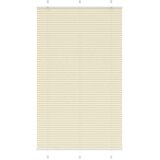  Plisirana zavjesa krem boje 120x200 cm Širina tkanine 119,4 cm Poliester | shoptok.hr