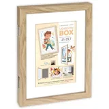 London Box Natural MRN82 Holz Rahmen Innenmaß 14x21,5cm