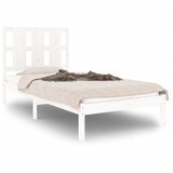 The Living Store Posteljni okvir bel iz trdne borovine 100x200 cm - Posteljni Okvir, (21527444) | Shoptok.si