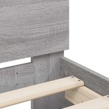  Okvir kreveta s uzglavljem Siva Sonoma 80 x 200 cm | shoptok.hr
