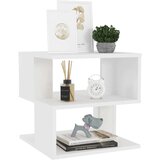 vidaXL Bočni stolić bijeli 40 x 40 x 40 cm od iverice | shoptok.hr