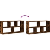  Zidna polica boja hrasta 100x25x50 cm od konstruiranog drva | shoptok.hr