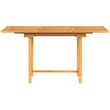  Vrtni stol na razvlačenje 110-160x80x75 cm od masivne tikovine | shoptok.hr