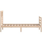  Okvir za krevet od masivnog drva 75x190 cm 2FT6 jednokrevetni | shoptok.hr