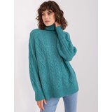 Wool Fashion Italia Sweater-AT-SW-2355-2.12P-Turquoise | Shoptok.si
