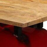 Barski stol u obliku traktora crveno-smeđi 55x120x107 cm drveni | Eponuda.com