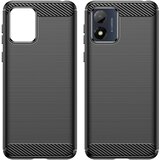 Techsuit Carbon Silicone maska za Motorola Moto E13 – crna | shoptok.hr