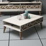  Line - Cream Cream Coffee Table Cene