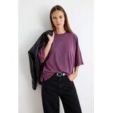 TRENDYOLMILLA Trendyol ženska majica Twoaw27Ts00017, ljubičasta | Eponuda.com