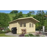 Male kuće Drvena vrtna kućica RAMSI 475 × 475 cm – bez završnog krovnog pokrova | shoptok.hr