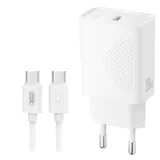 Kucni punjac L160 ulaz C 20W white + Type-C cable