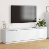 vidaXL TV omarica z LED belo 180x38x49 cm inženirski les, (22012231) | Shoptok.si
